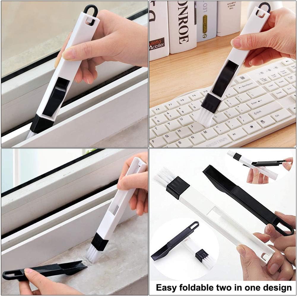 Crevice Cleaning Brush Set, Hard Bristle Grout Scrub Brushes, 5Pcs