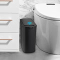 Cesun Automatic Small Bathroom Trash Can with Lid, 2.6 Gallon, Black