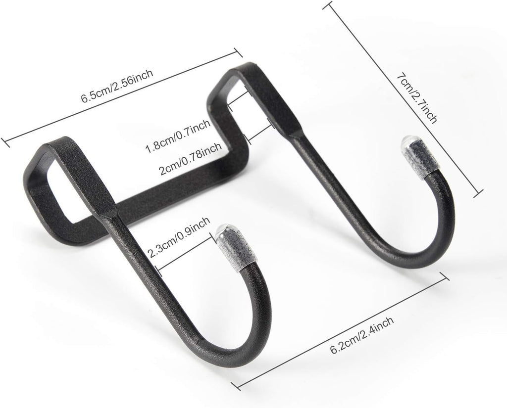 Patelai 8 Pcs Over Cabinet Hook Double SShaped Drawer Hanger Dorm Hook