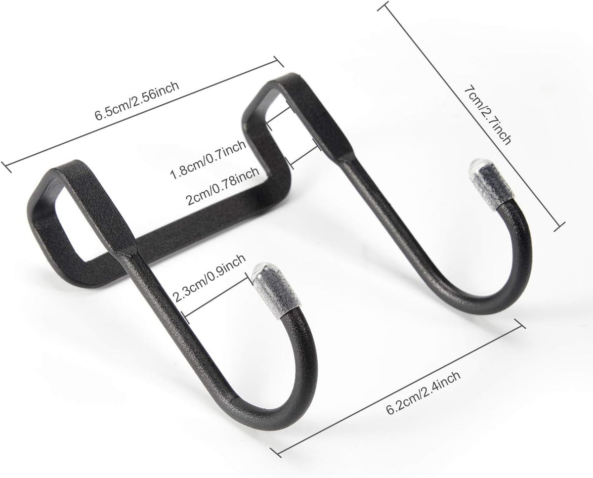 Patelai 8 Pcs Over Cabinet Hook Double SShaped Drawer Hanger Dorm Hook