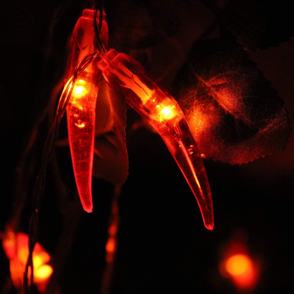 Red Chili String Lights,10ft 20 LED Chili String Lights Battery Operated Remote Contol Fairy Lights for Wedding, Chinese New Year,Spring Festival,Party Decoration,Christmas
