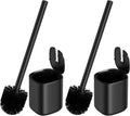 Toilet Brush and Holder Set Toilet Bowl Brush Stainless Steel Automatic Open lid Toilet Bowl Cleaner Brush with Durable Bristle Head Toilet Cleaning Brush for Bathroom