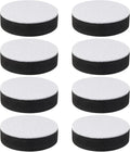 Self-Adhesive Furniture Risers 8Pcs, Round Adds 1/2" Height, Black