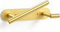 Adhesive or Screw Toilet Paper Holder, Brushed Gold Toilet Roll Holder
