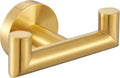 Angle Simple Towel Hook Brushed Dark Gold, Bath Towel Holder Wall Mount