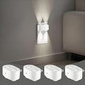 4 Pack Night Light, Plug-in Wall NightLights with Rotatable, Dusk to Dawn Sensor Auto On/Off, 5000K Daylight 100 Lumens, for Hallway Living Room Kitchen Garage Stairway