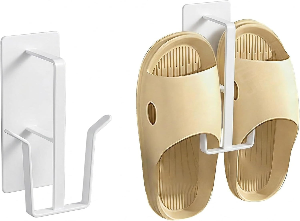 Magnetic Shoe Rack for RV Shoe Storage, 2 Pack Metal White