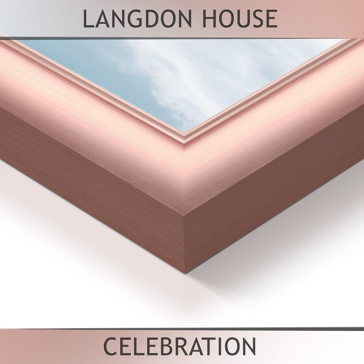5x7 Picture Frames - Rose Gold, 3 Pack - Celebration Collection