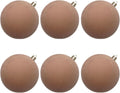 4IN Velvet Ornaments for Christmas Tree,6PCS Large Christmas Ornament Set