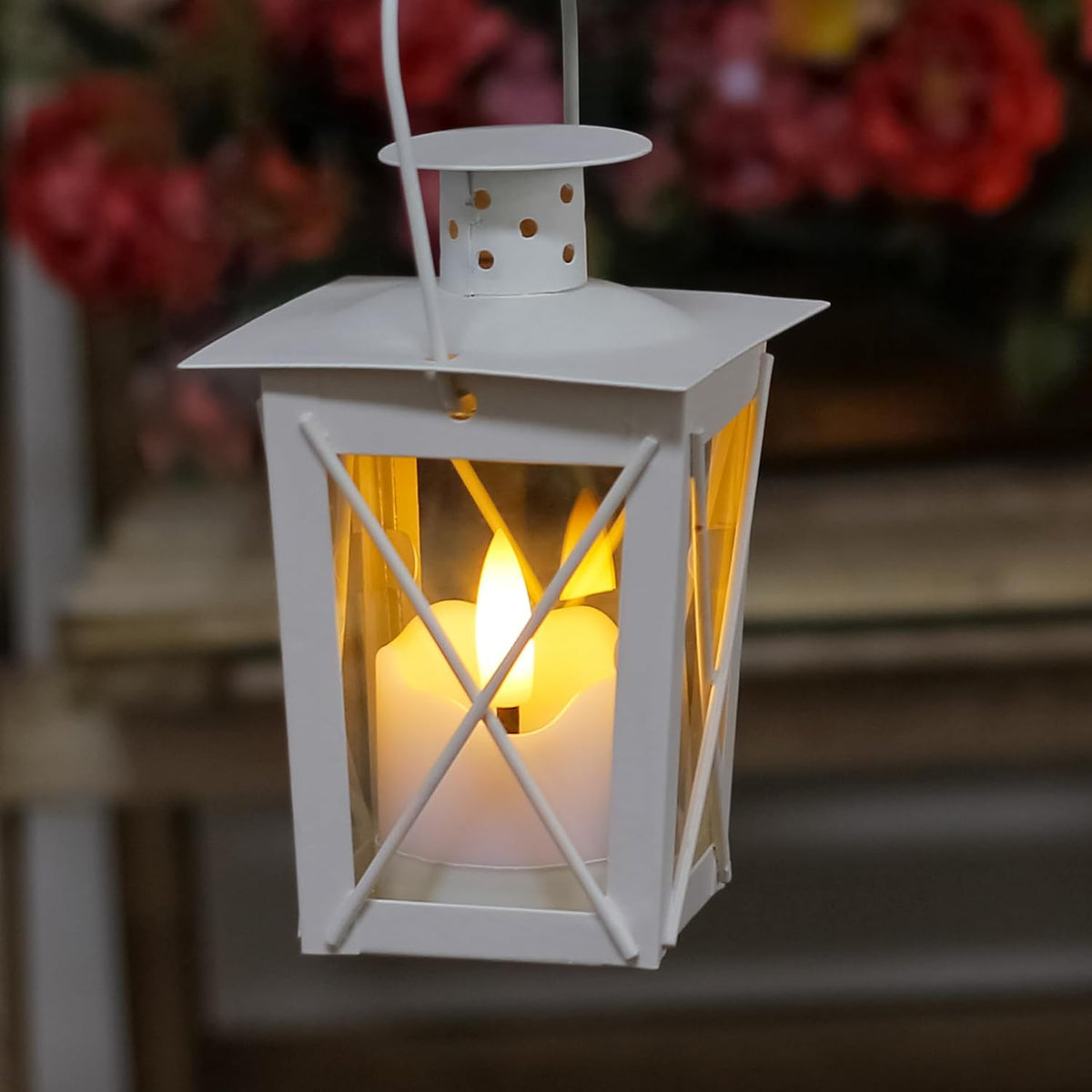 Rechargeable Flameless LED Remote 1.6" x2.3" Tea Light Candles,Flickering Fake Plastic White Cycle Timer 6 Pack Small Mini Votive Tealight Candles with Charging Cable