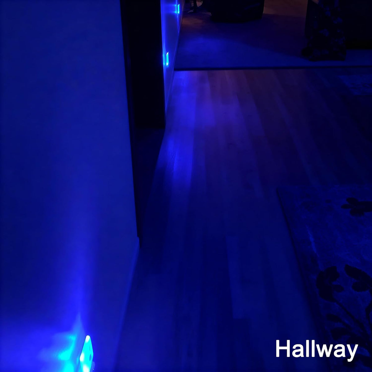 Blue Led Night Light Plug in - 4 Pack Dusk to Dawn Sensor Auto ON Off 0.5W