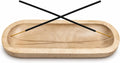 TOSQP27 Handmade Wooden Incense Holder Stick Burner – Decorative Ash Catcher Tray for Meditation, Yoga & Aromatherapy – Gift Agarbatti Holder for Home Decor, Office, Zen Room & Spiritual Gifts