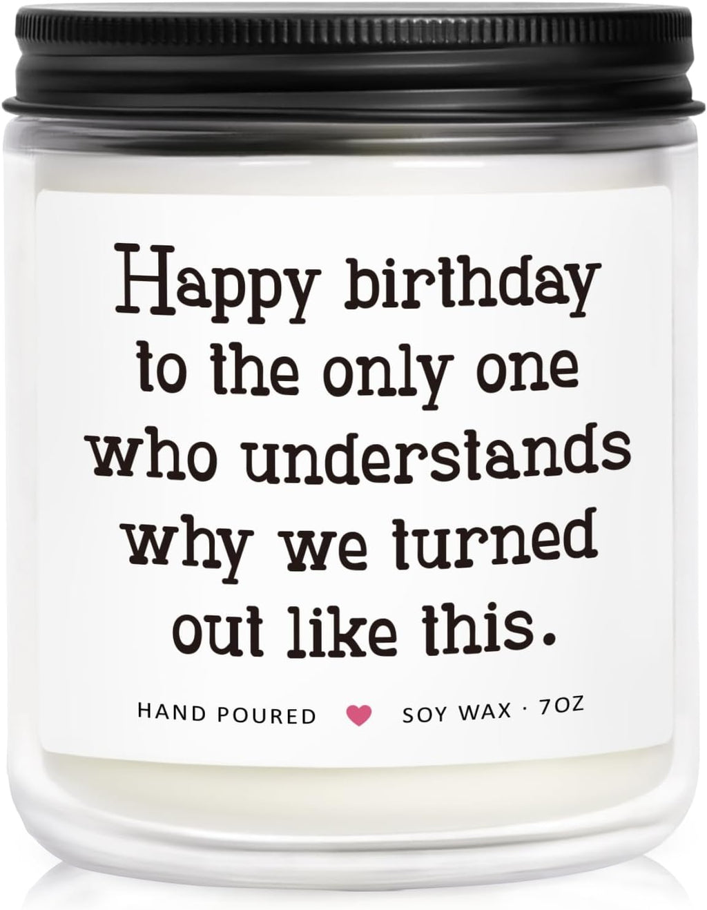 Sister Birthday Gifts from Sisters, Sisters Gift from Sister Brother, Birthday Gifts for Sister Adult, Big Sister Gift, Best Friend Bday Presents for Women, Sister Bday Candle 7oz