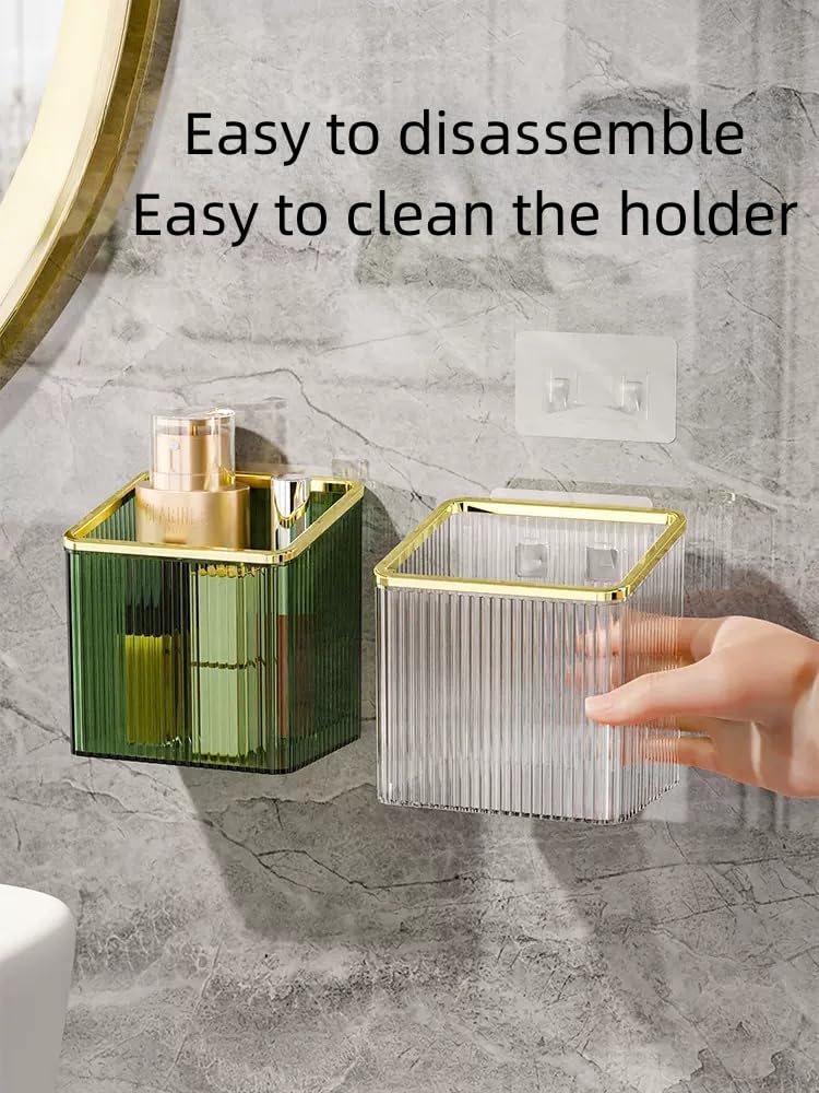 Luxury Wall Mounted Toothbrush Holder for Tooth Brush,Set of 2