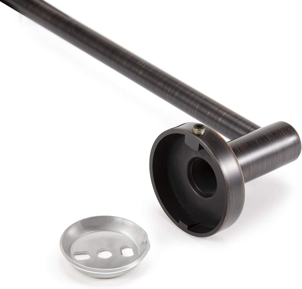 JiePai 11.8 Inch Stainless Steel Bath Towel Bar, Oil Rubbed Bronze