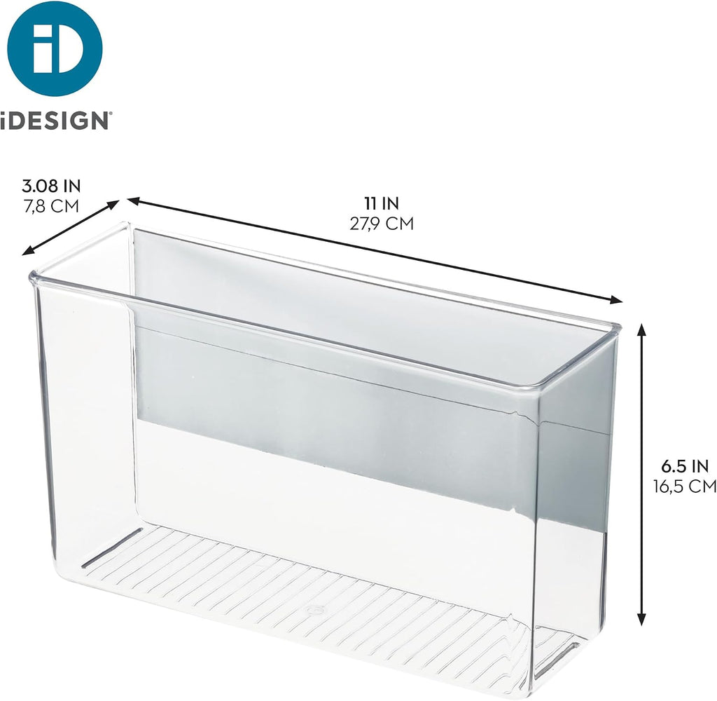 iDesign Adhesive Organizer Bin - Clear