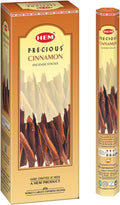Hem Cinnamon Incense Sticks – Pack of 6 Hexa Boxes (120 Sticks Total) – Warm & Spicy Long-Lasting Aroma for Meditation, Relaxation & Home Fragrance