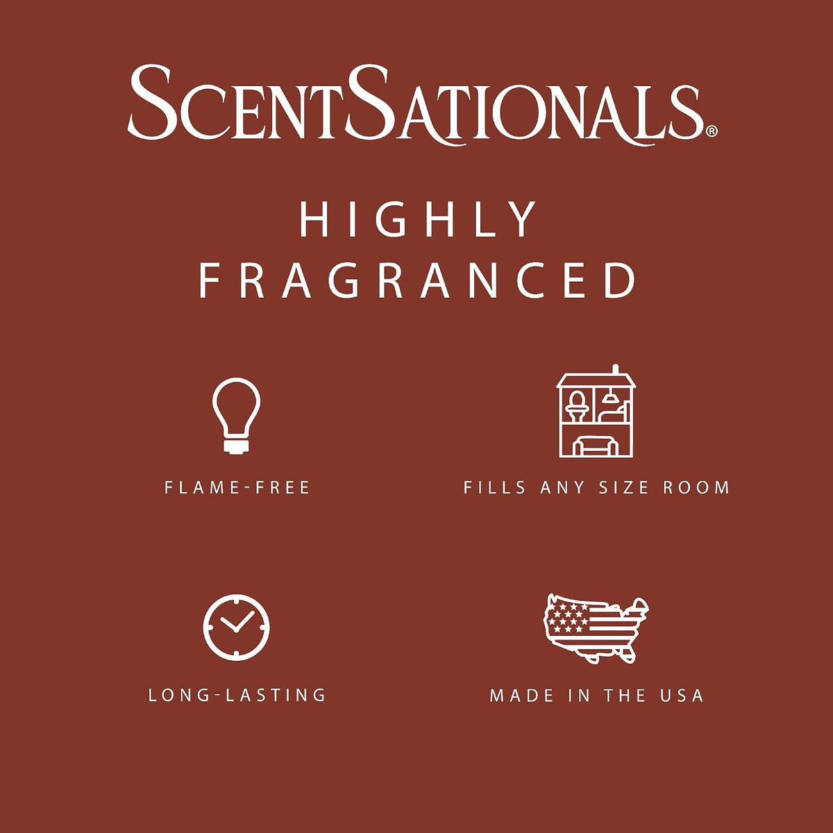 Scentsationals Warm Apple Pie Scented Fall Wax Melts 10oz (24 Cubes)