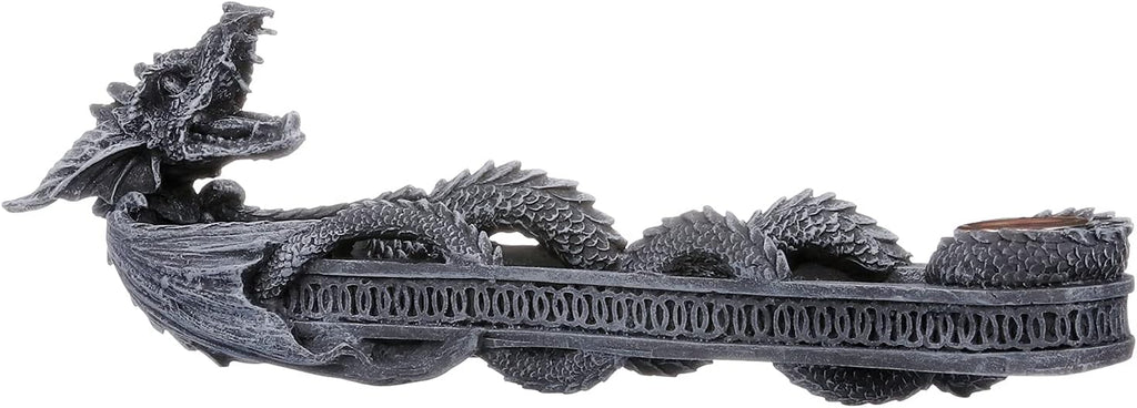 Design Toscano Dragon of Trelawny Manor Gothic Incense Burner and Candle