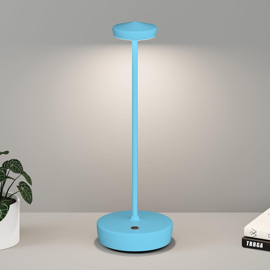 TBBGA 1 Pack Cordless Table Lamp Rechargeable, 5000mAh Battery Table Light