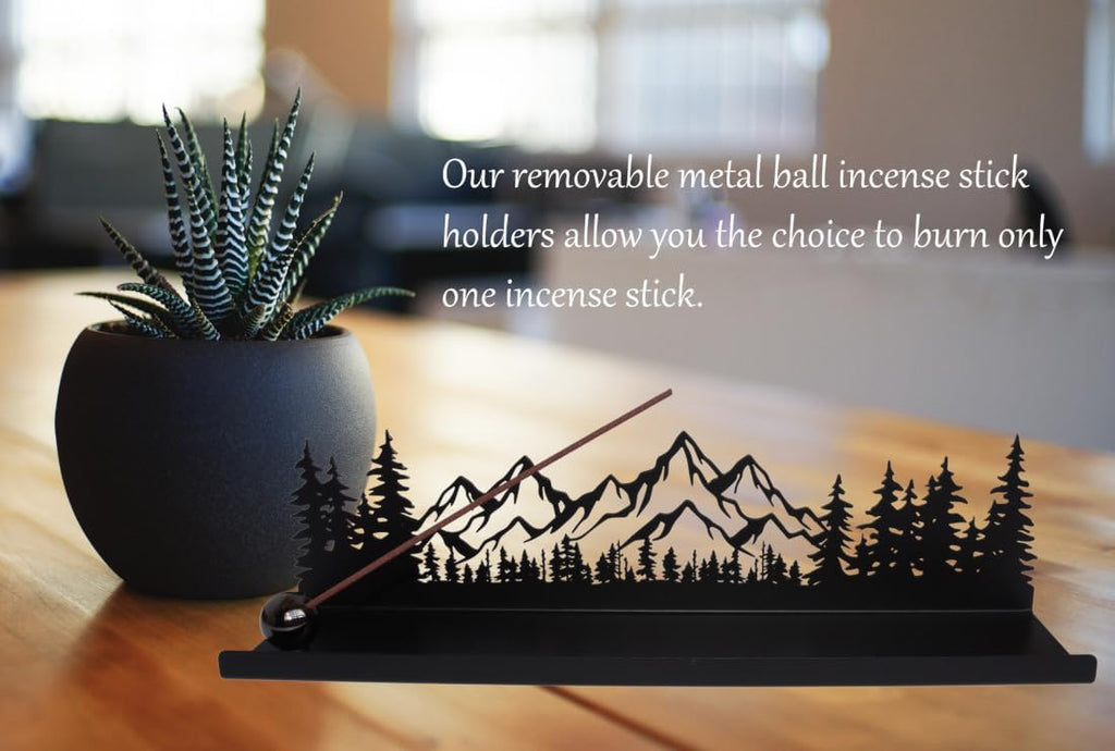 Mountain Forest Metal Incense Holder