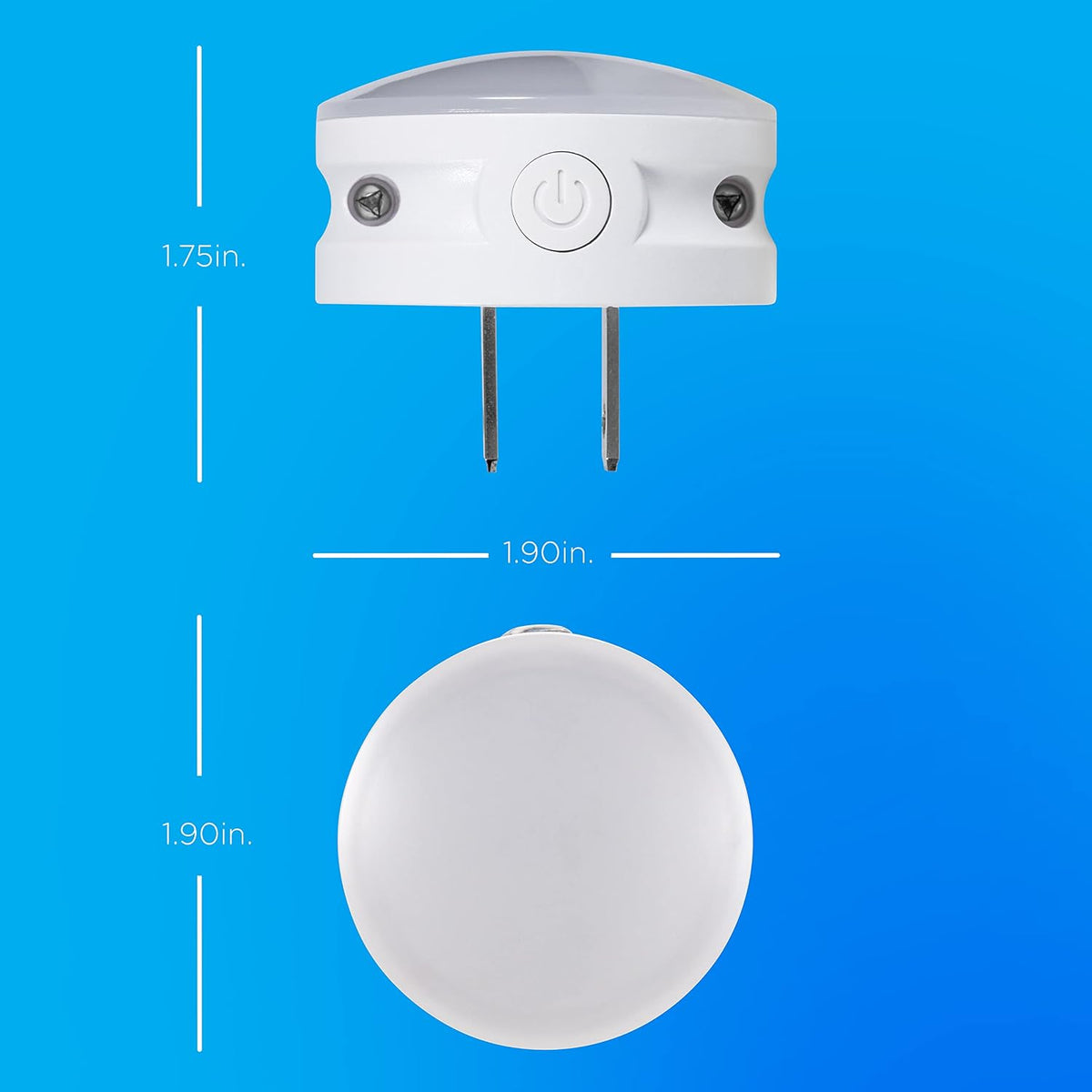 Lights By Night Color-Changing LED Night Lights Plug into Wall, 4-Pack