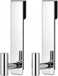 HUFEEOH 2-Pack Shower Door Hooks for 3/8-Inch Glass, T-Shaped