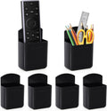 6 Pcs Self-adhesive Remote Control Holder, Wall Mount TV Remote Organizer