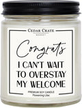 Cedar Crate Market - Funny Scented Candle, House Warming Gifts New Home, Housewarming Gifts for Women, Men, Couple, New Homeowner - First Apartment Essentials - Closing Presents - Made in USA
