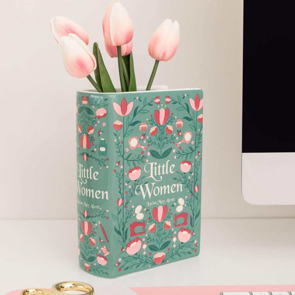 Steel Mill & Co. Ceramic Book-Shaped Vase, Little Women
