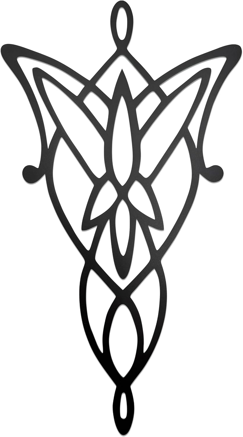 Lord Decor, Elven Fantasy Metal The Rings Wall Art for Home Display Gifts