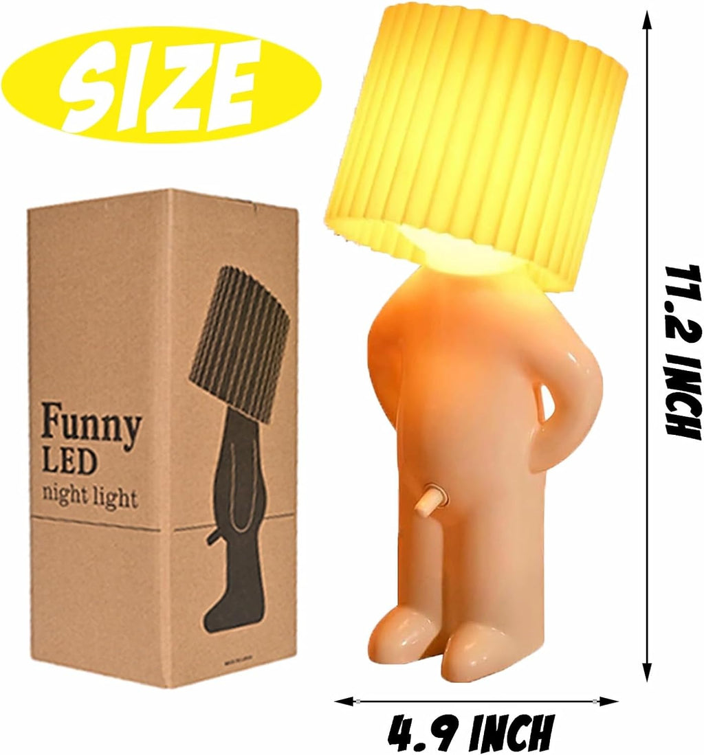 Gifts for Men Women Boyfriend Girlfriend Husband Wife, Funny Birthday Anniversary Gag Gifts, Bedside Table Lamp Night Light, White Elephant Gifts for Adults, Christmas Valentines Gifts for Him Her