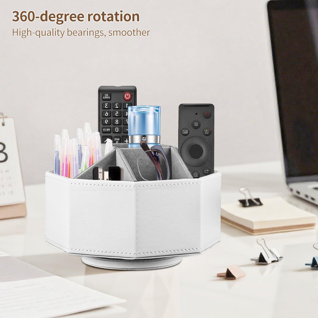 360° Spinning Remote Control Holder,Pen Caddy,Studio Art Supplies Organizer
