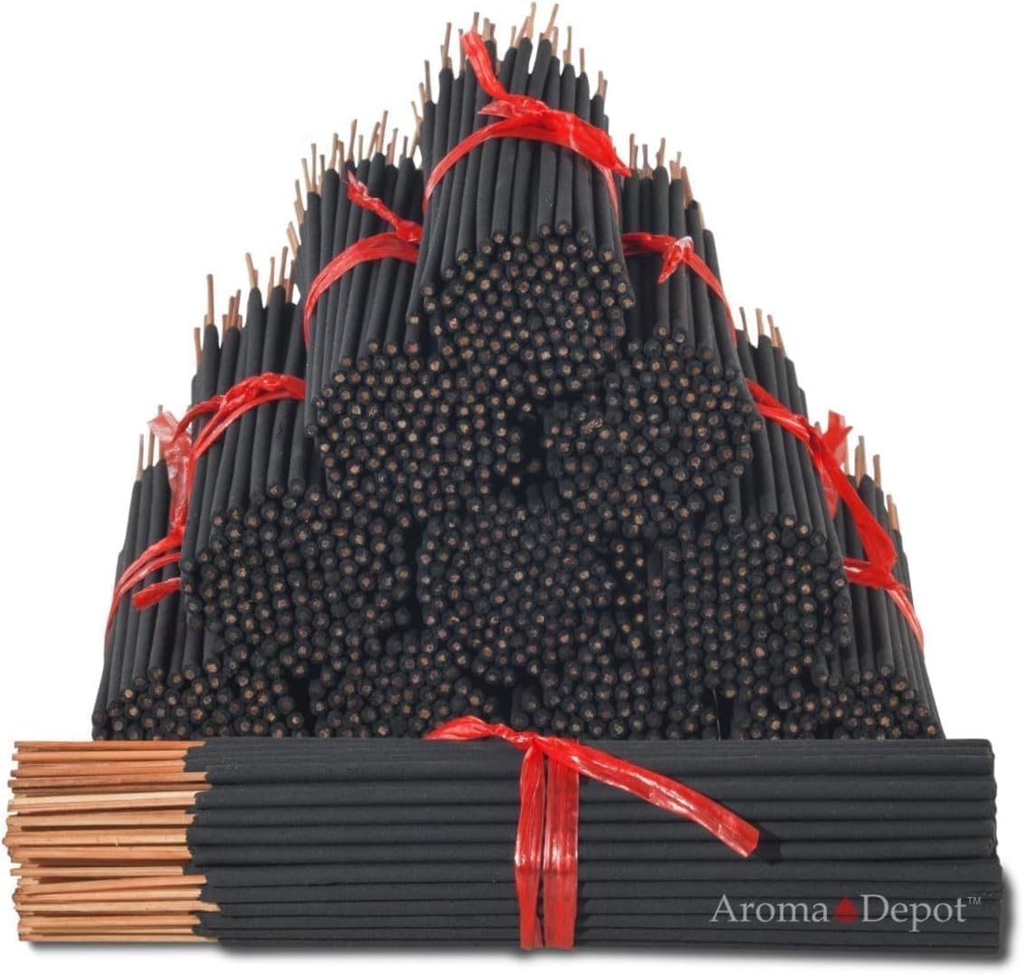 Apple Fantasy Most Exotic Charcoal 7'' Incense Sticks. Approx. 85 to 100 Sticks Per Bundle, Length - 7 Inches, Each Natural Stick Burns for 35 to 45 mins Each. Long Lasting. Guarantee 100% Pure