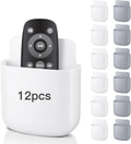 12Pcs Remote Control Holder Wall Mounted Adhesive Remote Holder