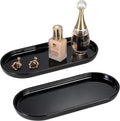 SheeChung Acrylic Vanity Tray, Bathroom Makeup Organizer Countertop, Black