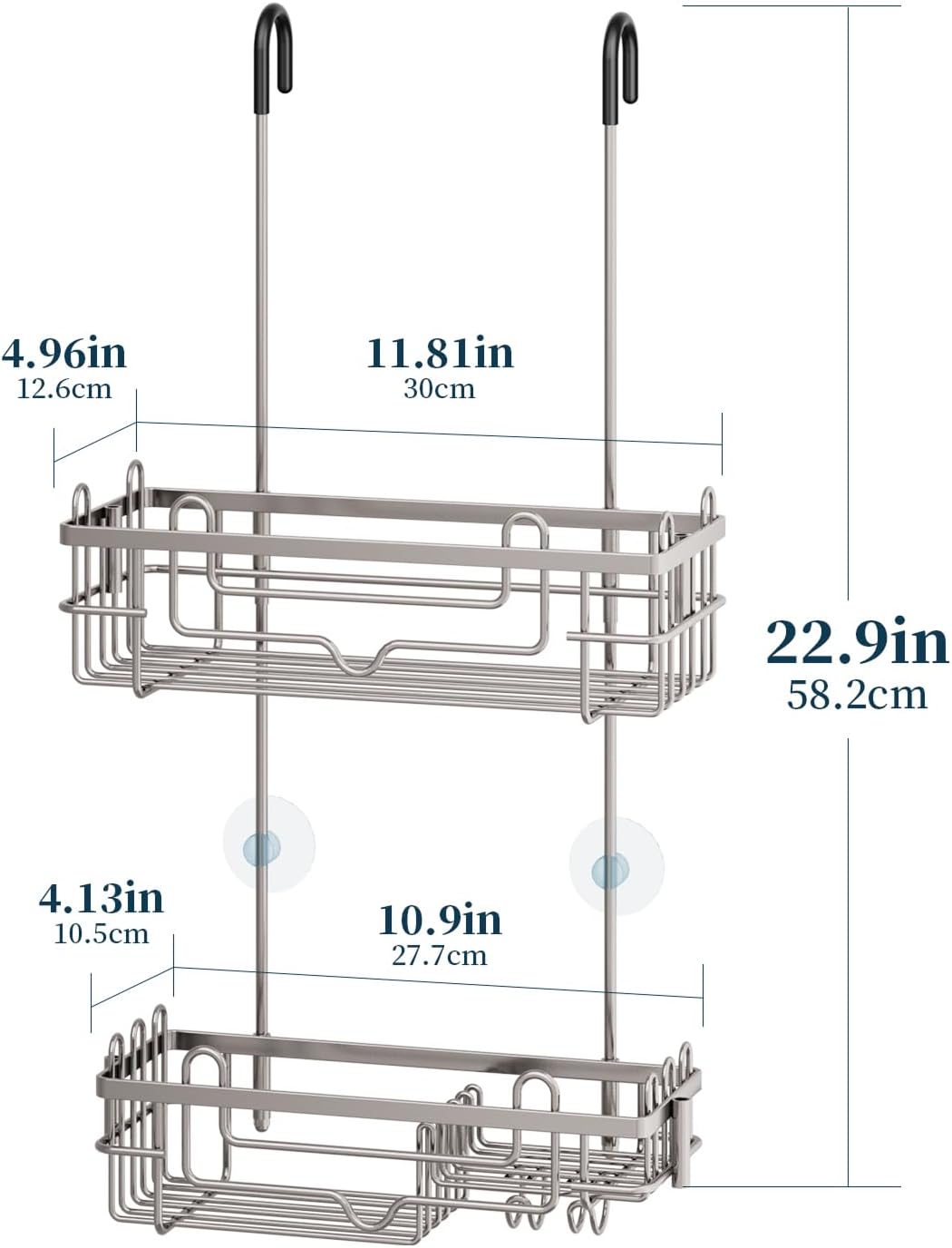 Consumest Over the Door Shower Caddy - for Bathroom Organizer&Storage