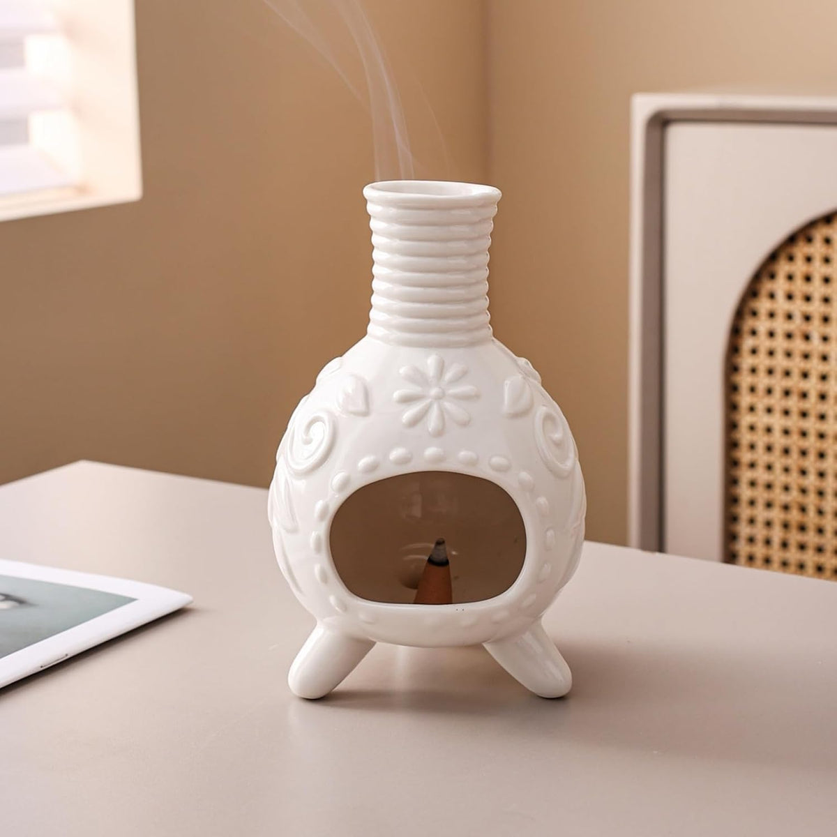 Incense Holder Burner - Small Chiminea for Meditation