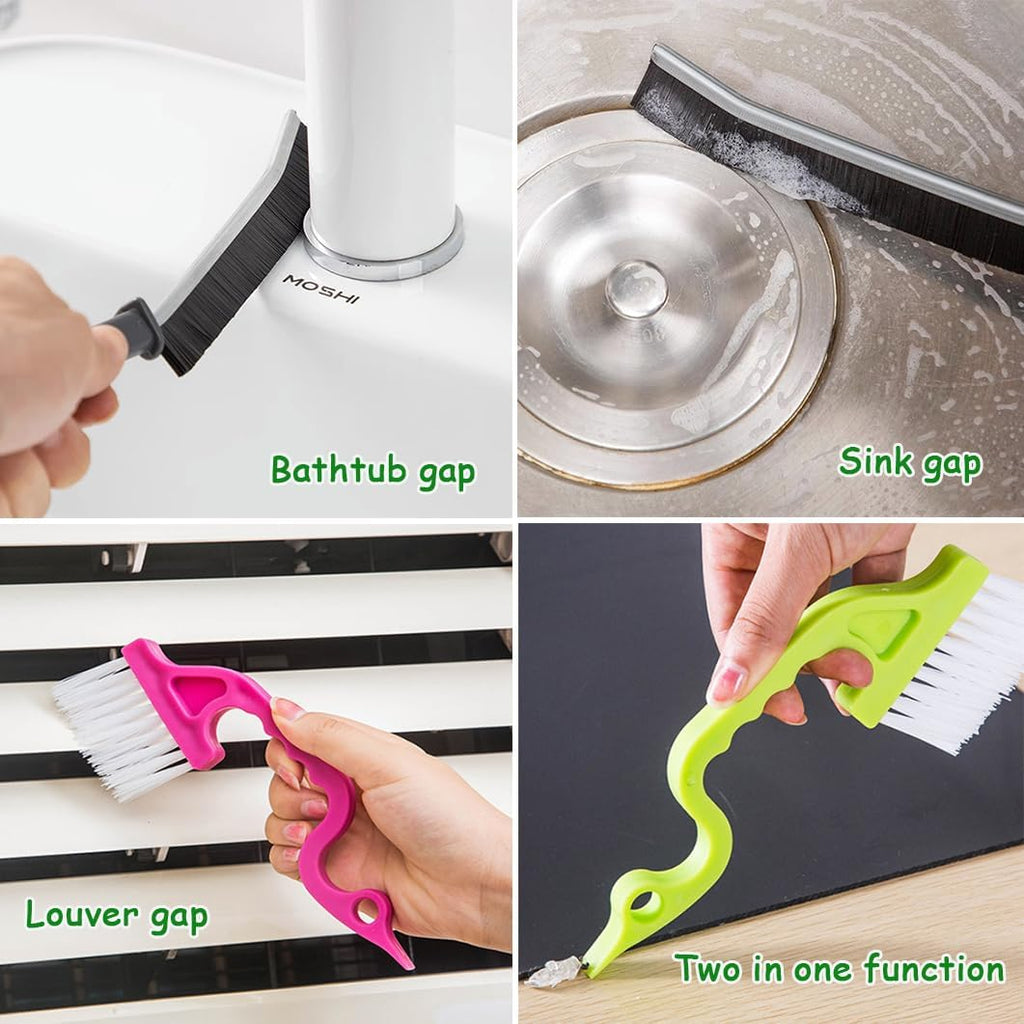 Crevice Cleaning Brush Set,Small Groove Cleaner Tools,12Pcs