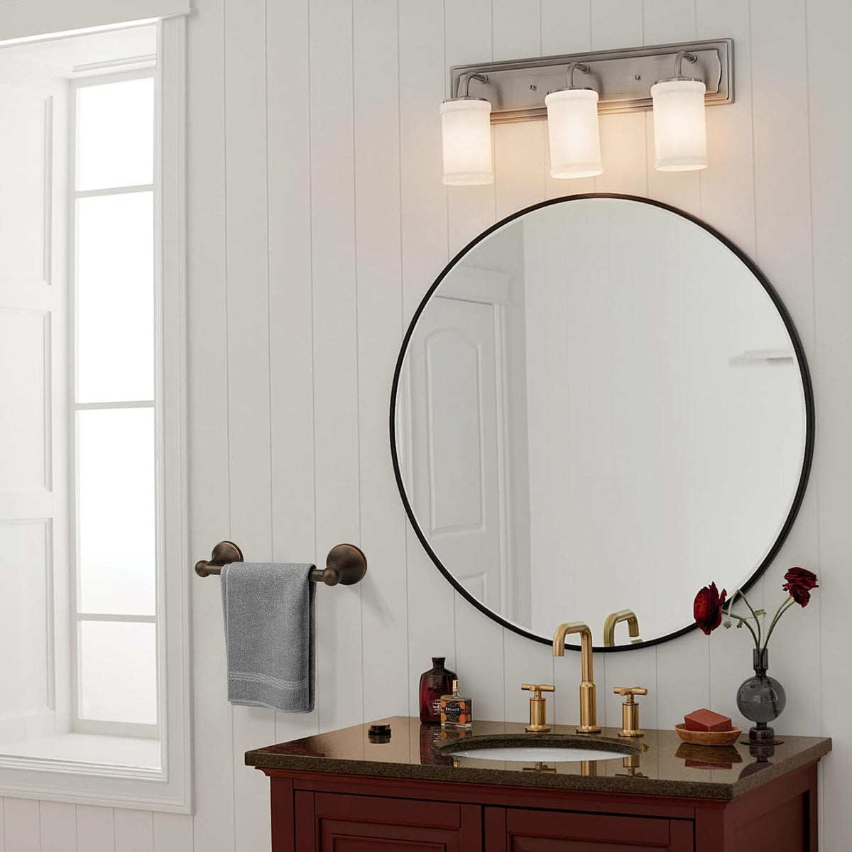 Hand Towel Bar Hand Towel Holder for Bathroom Oil Rubbed Bronze