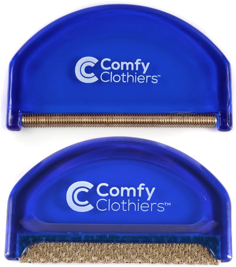 Comfy Clothiers Fabric Shaver and Cashmere Comb Combo Pack - Lint Shaver and Pilling Remover for Clothes - Revives Sweaters, Blankets, and Bed Sheets - Removes Fuzz, Pills, and Lint