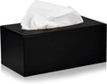 Alpine Industries Acrylic Rectangular Facial Tissue Dispenser Box - Modern Plastic Paper Towel Holder for Car, Kitchen Countertop, Bathroom & Shop (Rectangular)