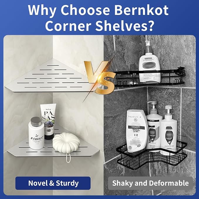 Corner Shower Shelf 10"
