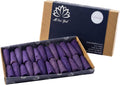 All the Best Premium Backflow Incense Cones Gift Box - 25 Large Waterfall Cones for Backflow Burner, 2 Inch Hand-Rolled, 30+ Min Burn, Meditation, Aromatherapy, Yoga & Reiki (Lavender)