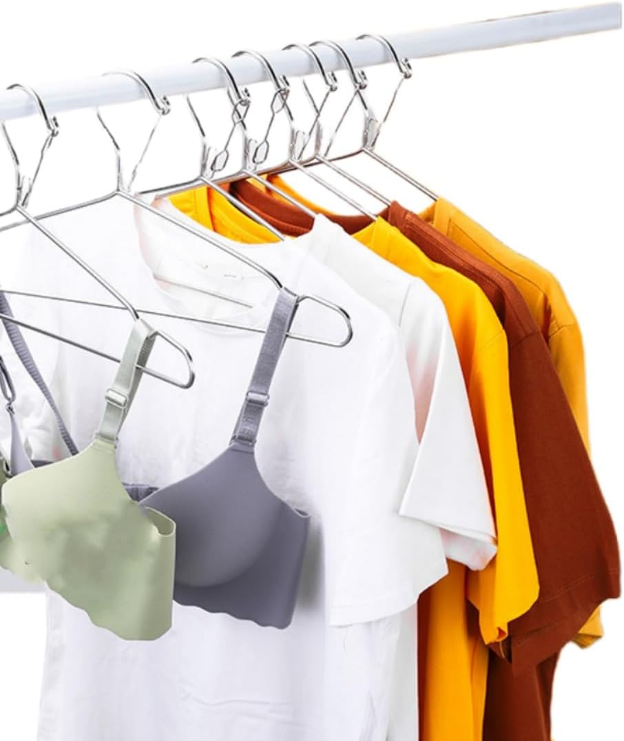 4mm Lockable Coat Hangers Heavy Duty Windproof Clothes Hanger