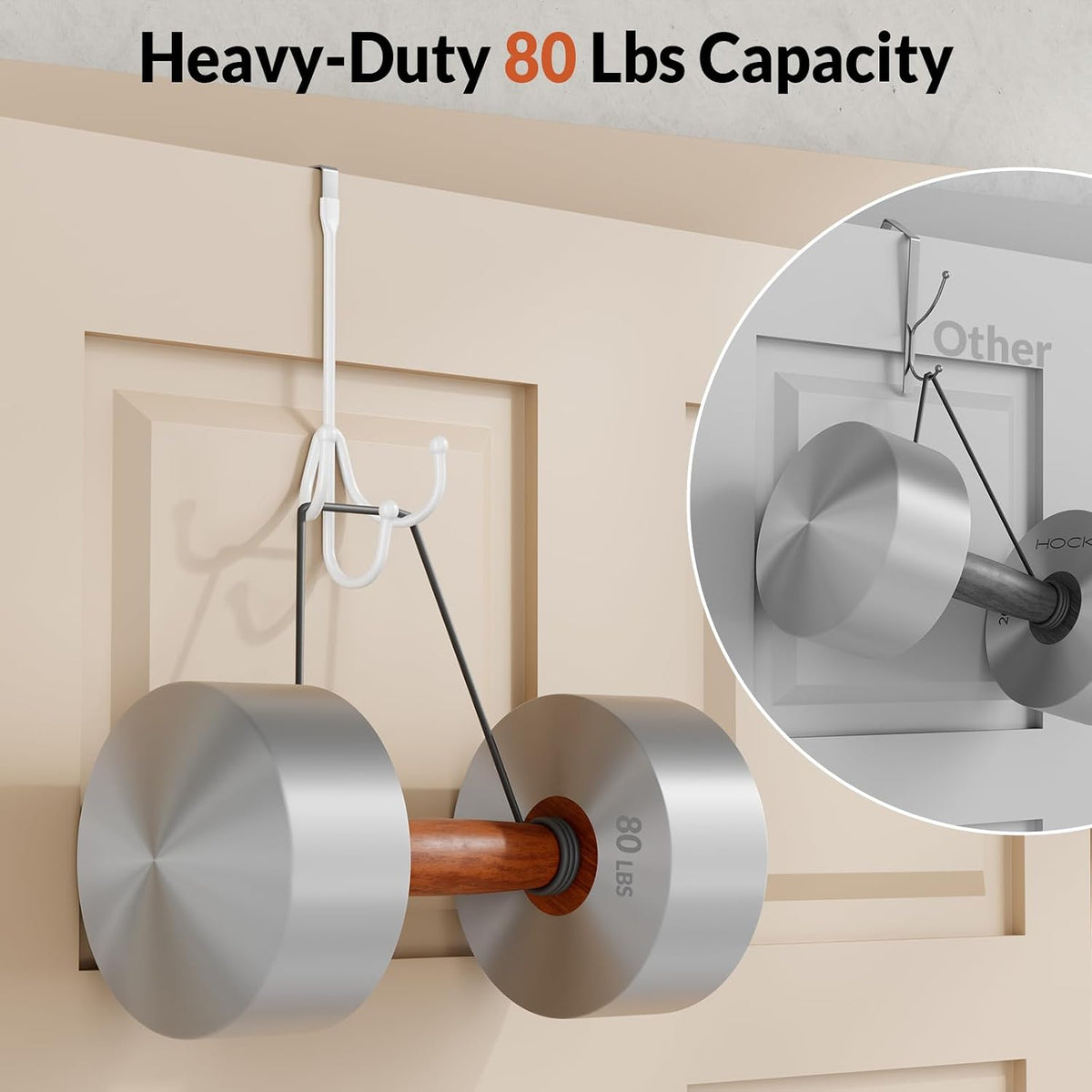 Over The Door Hooks, Door Hooks for Hanging Towels, Coats, Robes