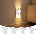 4 Pack LED Night Light Plug in Wall, Compact Nightights, 3000K Soft White,for Hallway, Stairs, Bedroom, Bathroom, Kitchen