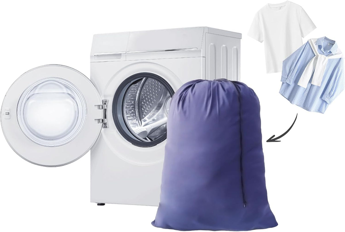 Extra Large Laundry Bag 30"x40", Blue, 12 Pack