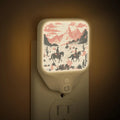 Honeybaby Motion Sensor Night Lights Western Cowboy Desert Nightlight Plug in Dusk to Dawn Motion Sensor Light Indoor LED Lights for Room Home Improvement