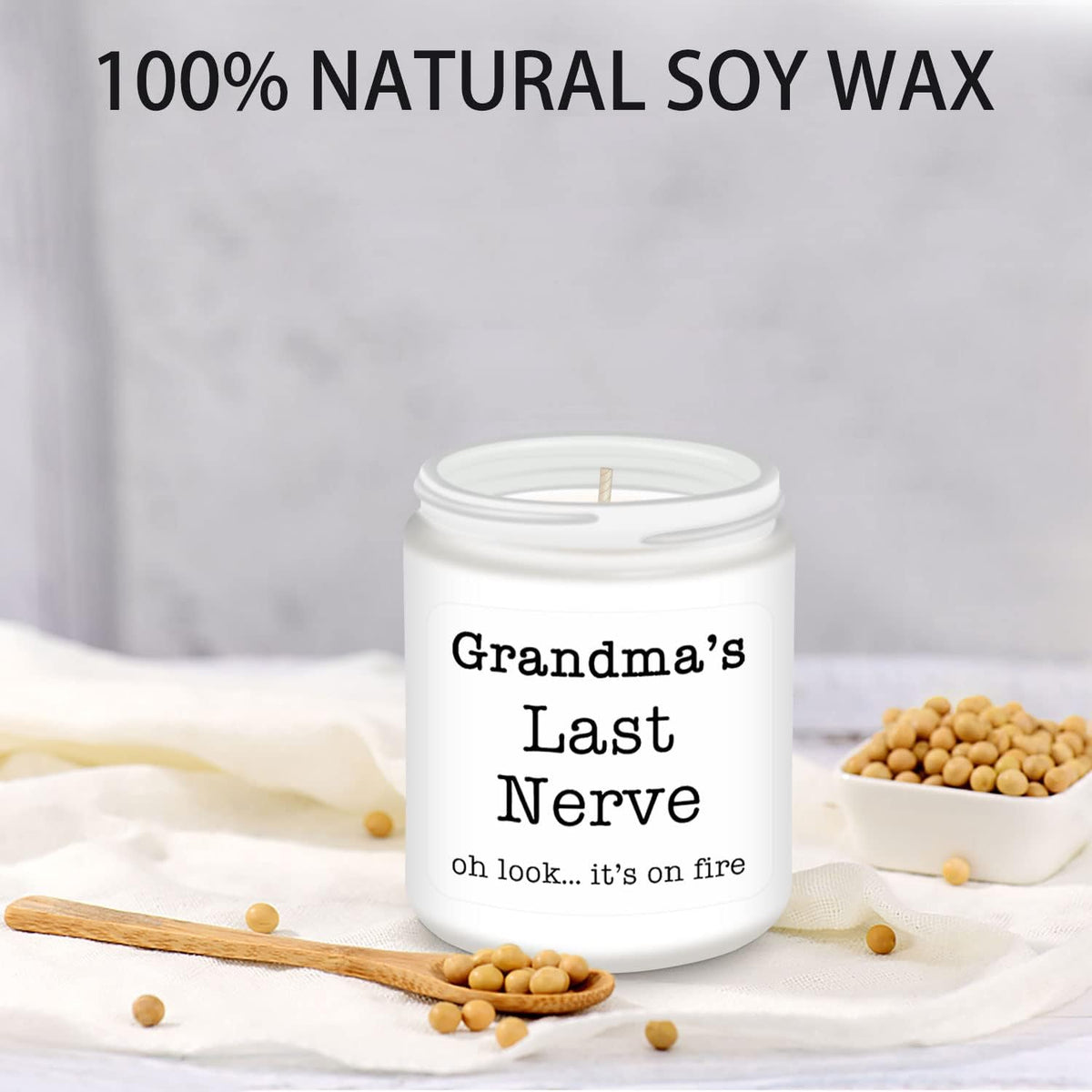Homsolver Gifts for Grandma from Grandkids, Funny Grandma Gifts, Best Grandma Christmas Gifts, Thanksgiving Retirement Gift, Birthday Gifts for Grandma, Perfect Lavender Scented Candles